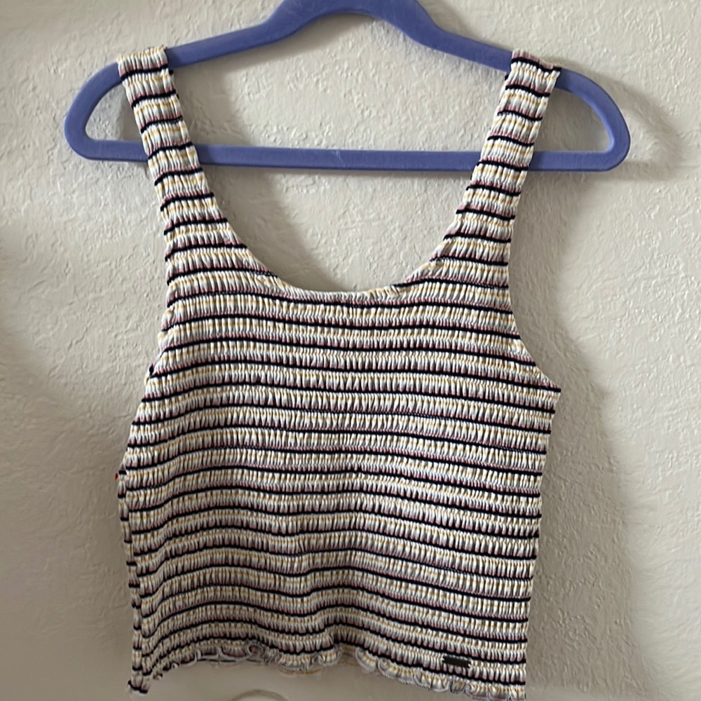 Womens small colorful tank top from Hollister